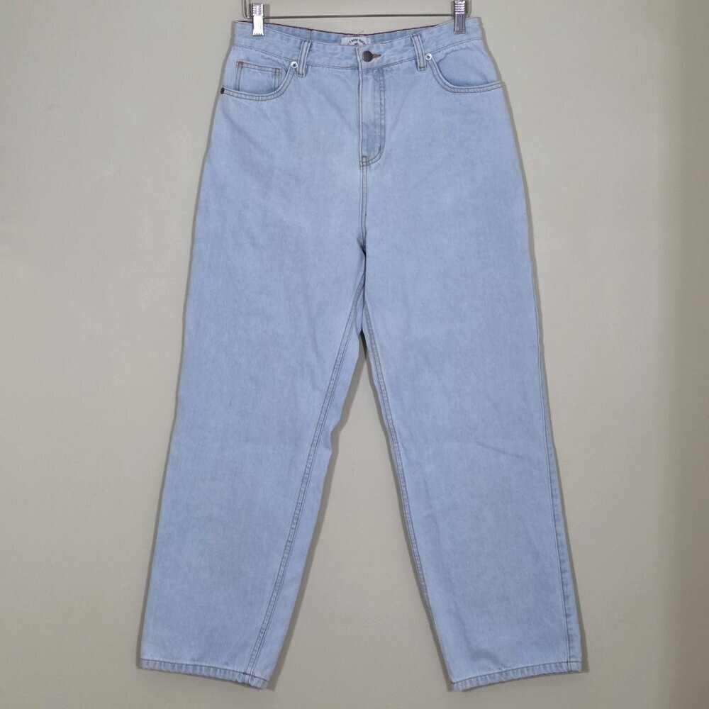 RVCA X Rose Machado Jeans Womens 26 Blue Straight Leg Cotton Surfer Coastal Boho